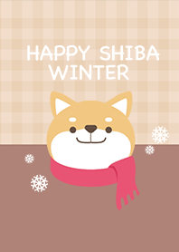 HAPPY SHIBA WINTER -beige-