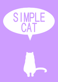 Theme of simple cat PURPLEver