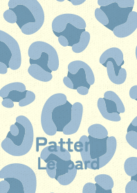 Pattern Leopard Smoke blue