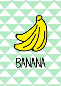 Banana - triangle green-
