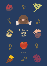 Autumn fruit and mole design02