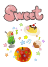 おいしいお菓子と果物