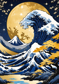 Moonlight Ukiyo-e JJ71O