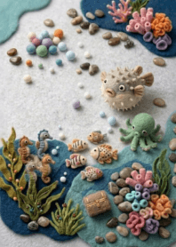 Felted Ocean Friends