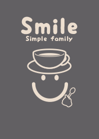 Smile & Teatime Slate gray
