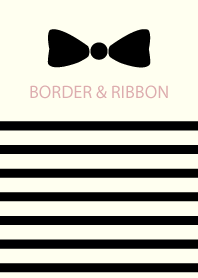 BORDER & RIBBON -Black 6-