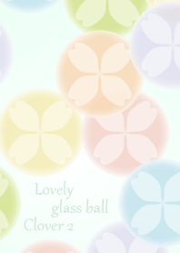 Lovely glass ball Clover 2