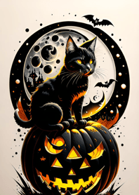 halloween cat 17Dd32