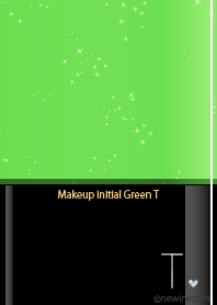 Makeup initial Green T.
