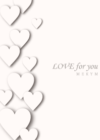 LOVE for you -Natural Beige-