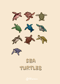 Ocean Series | with sea turtle II