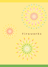 Night of Fireworks03 on yellow
