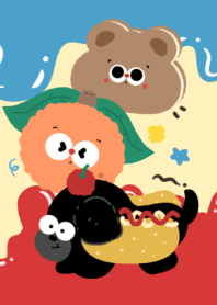 Little bear with cream filling