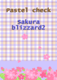 Pastel check<Sakura blizzard2>