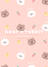 bear n'rabbit : cream peach