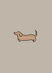 simple Dachshund(brown)