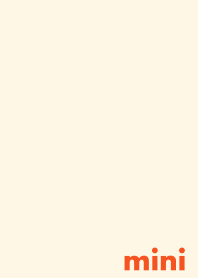 mini 橙