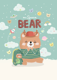 Bear On Space. (Blue)
