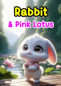 Rabbit and Pink Lotus V.2 - jp