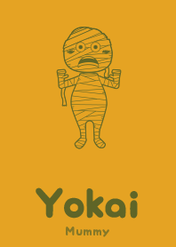 Yokai mummy pumpkin