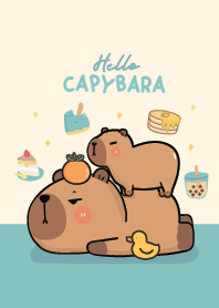 Hi Capybara Cute : Blue :D