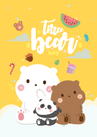 คุณหมีสามตัว เบบี๋ สีเหลือง