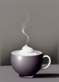 午後にコーヒーを飲む 392E45