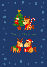 馬上聖誕節囉(深藍色)
