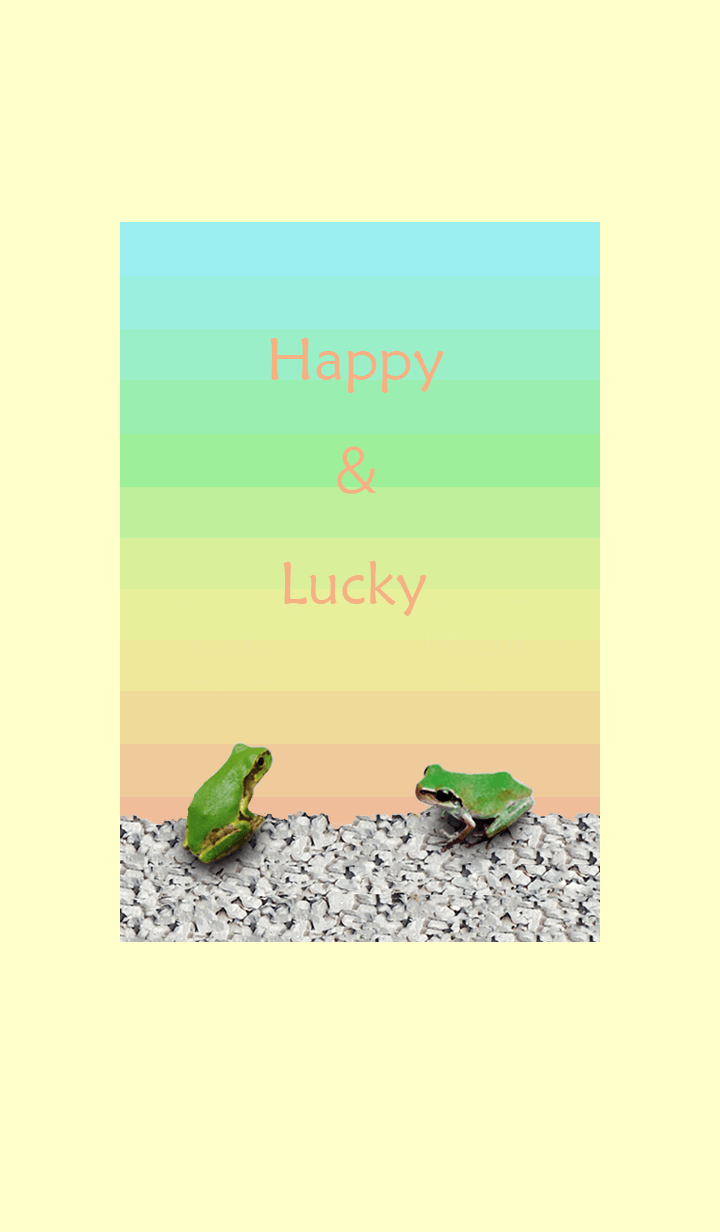 Frog Happy and Lucky