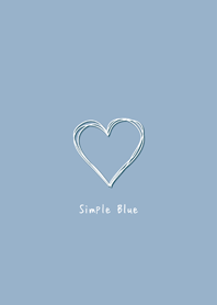Simple Heart "Smoky Blue"*