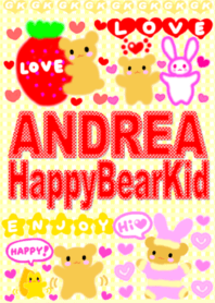"ANDREA" Happy Bear Kid