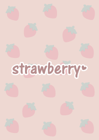 草莓'粉色的'