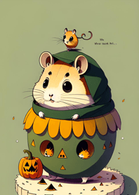 Halloween Hamster 8Ab553