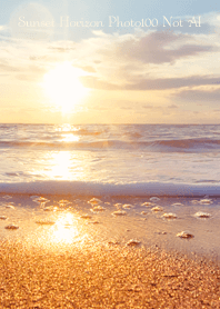 Sunset Horizon Photo100 Not AI
