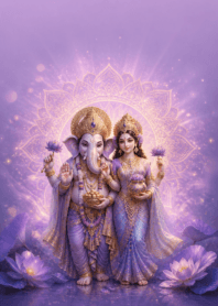 Ganesha Lakshmi auspicious wealth 3_64