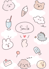 pink Friends with smiling faces 02_2