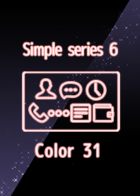 Simple series 6 -Color 31 -