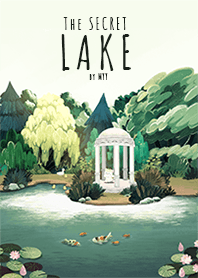 the secret lake in forest by myy