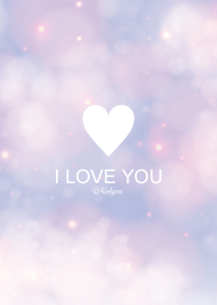 I LOVE YOU [Purple cloud]