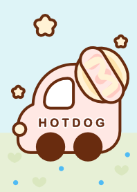 Cute pastel hotdog shop 15
