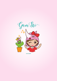 GamSri pink & mint