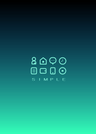 SIMPLE(black green)V.1037b