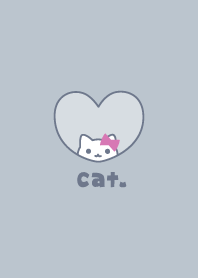 Cat Ribbon [Dullness Blue]