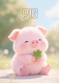 Pretty Pig In Clover