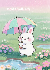 Pastel Umbrella Field