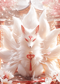 ⭐️神社の九尾の狐の神使❤️