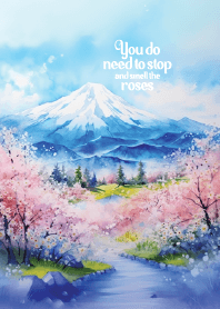 You do need to stop and smell sakura