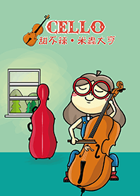 Music world-Cello girl