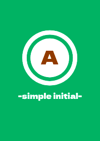 simple initial-A- THEME 65