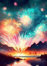 Beautiful Fireworks Theme#66